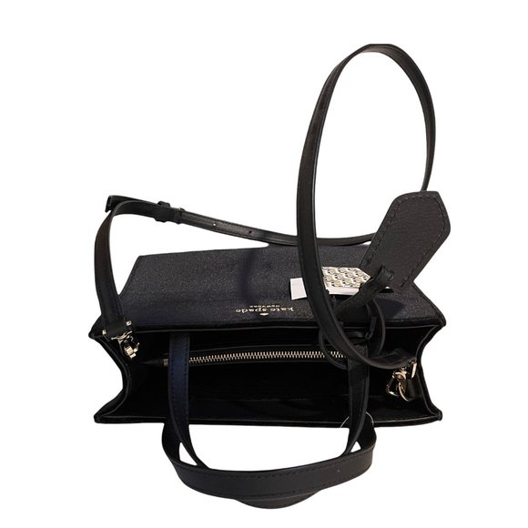 Kate Spade Thompson Street Black Velvet Sam Satchel Handbag NWT! - Picture 11 of 11